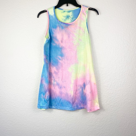 Tops - 🌻 3/$20 Custom Multicolor Tie Dye Tank Top